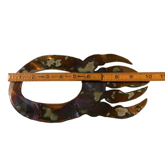 Artist Signed Metal Bear Claw Trivet Or Wall Decor - Picture 4 of 4